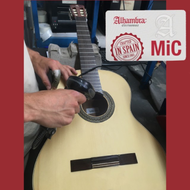 Sistema de trazabilidad en guitarras Alhambra