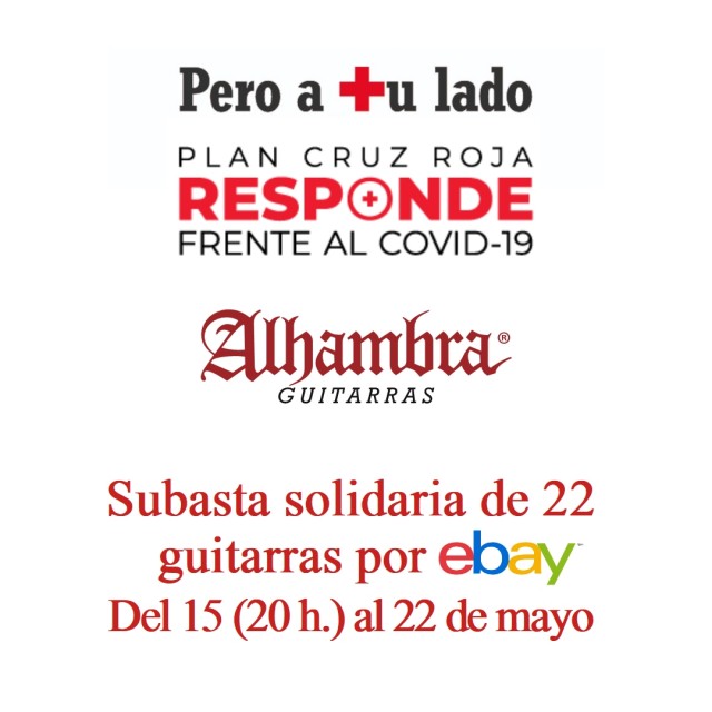 Guitarras Alhambra se suma a la acción “Cruz Roja Responde”