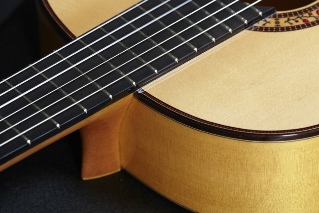 Partes de la guitarras: el diapasón