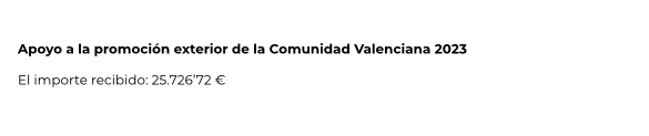 Promoción exterior